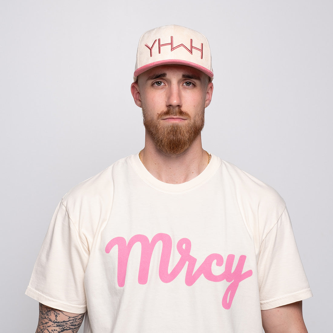 Suede YHWH Snapback - Pink