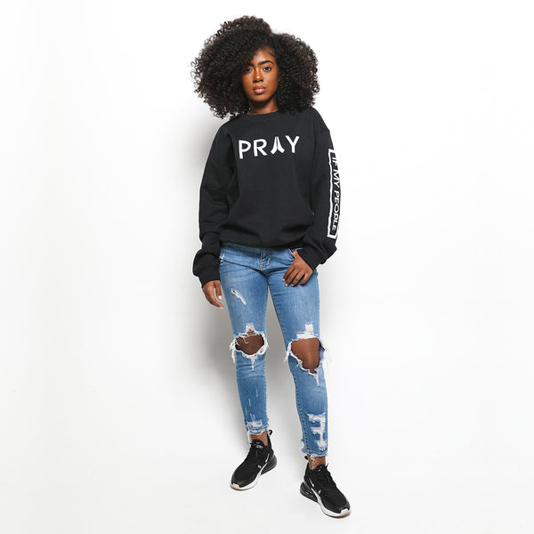 Pray Sweatshirt - Black