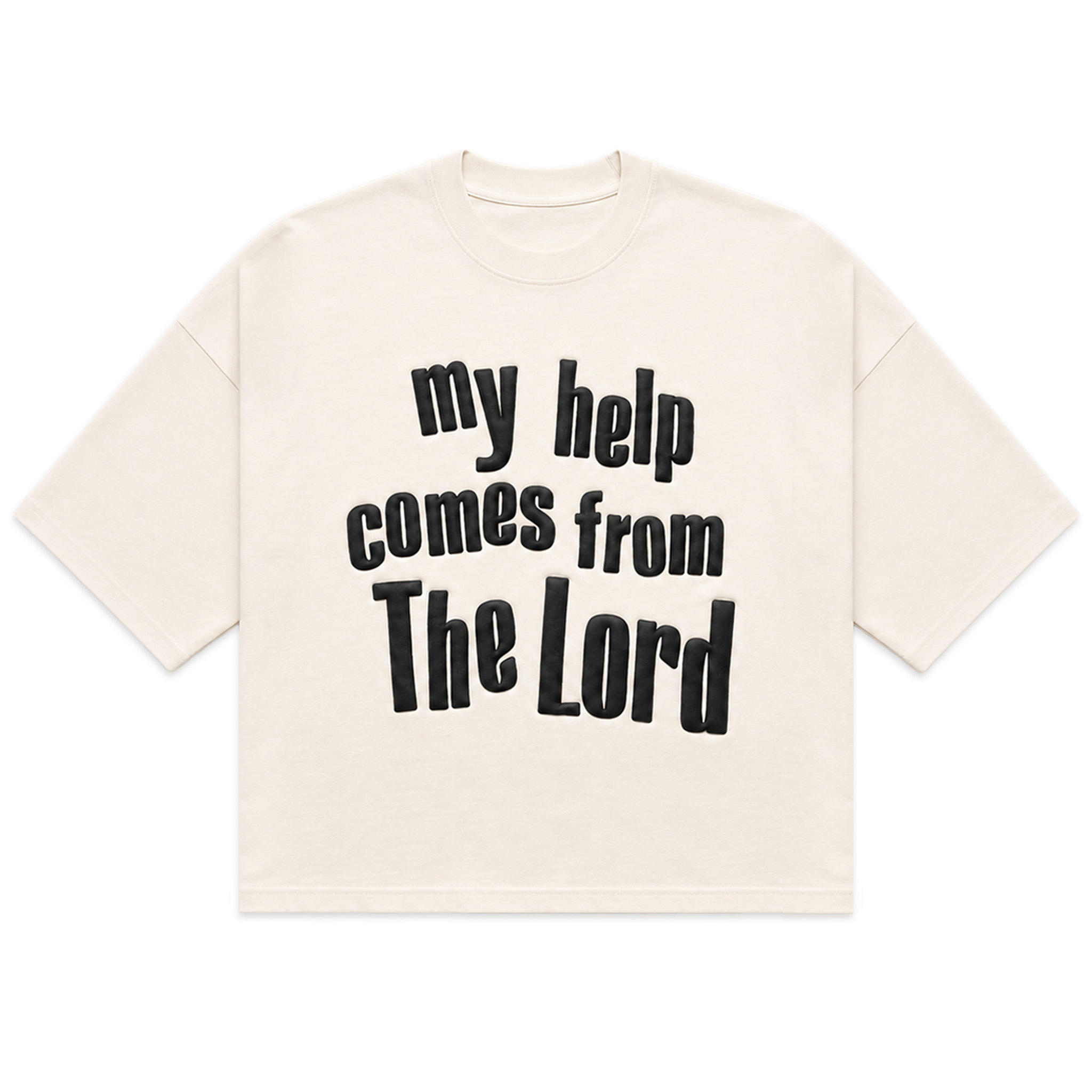 Help Comes From The Lord Boxy Tee