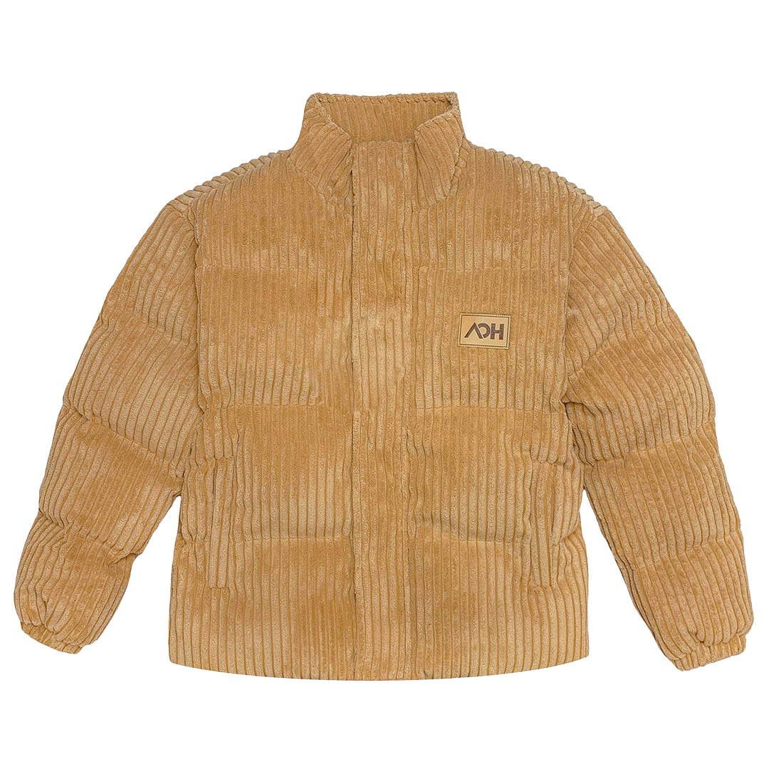 AOH Corduroy Puffer Jacket + Free Hoodie