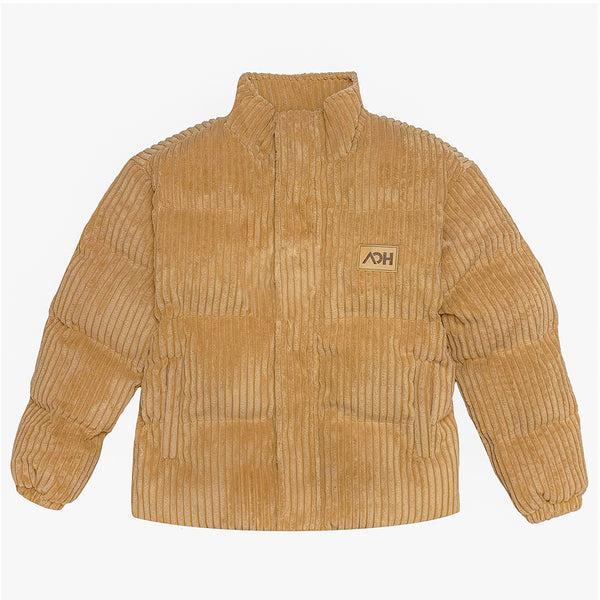 AOH Corduroy Puffer Jacket + Free Hoodie