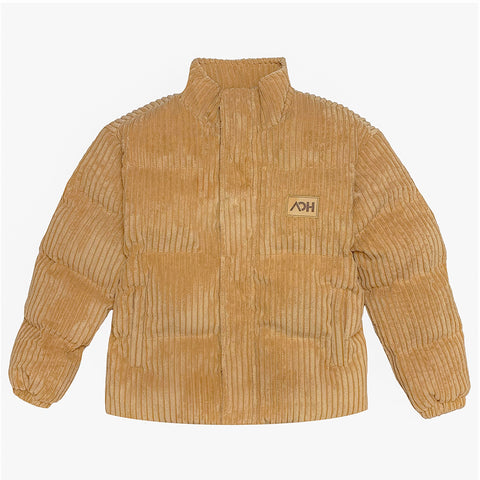 AOH Corduroy Puffer Jacket + Free Hoodie