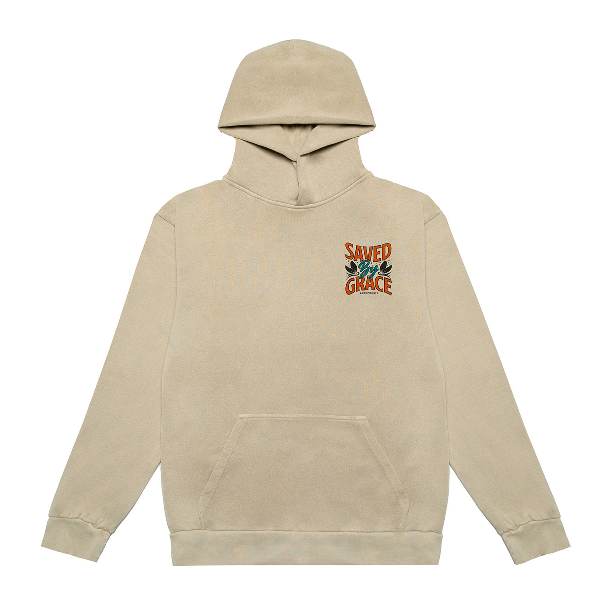Saved By Grace Hoodie - Sand