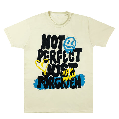 Not Perfect, Just Forgiven Puff Print Tee