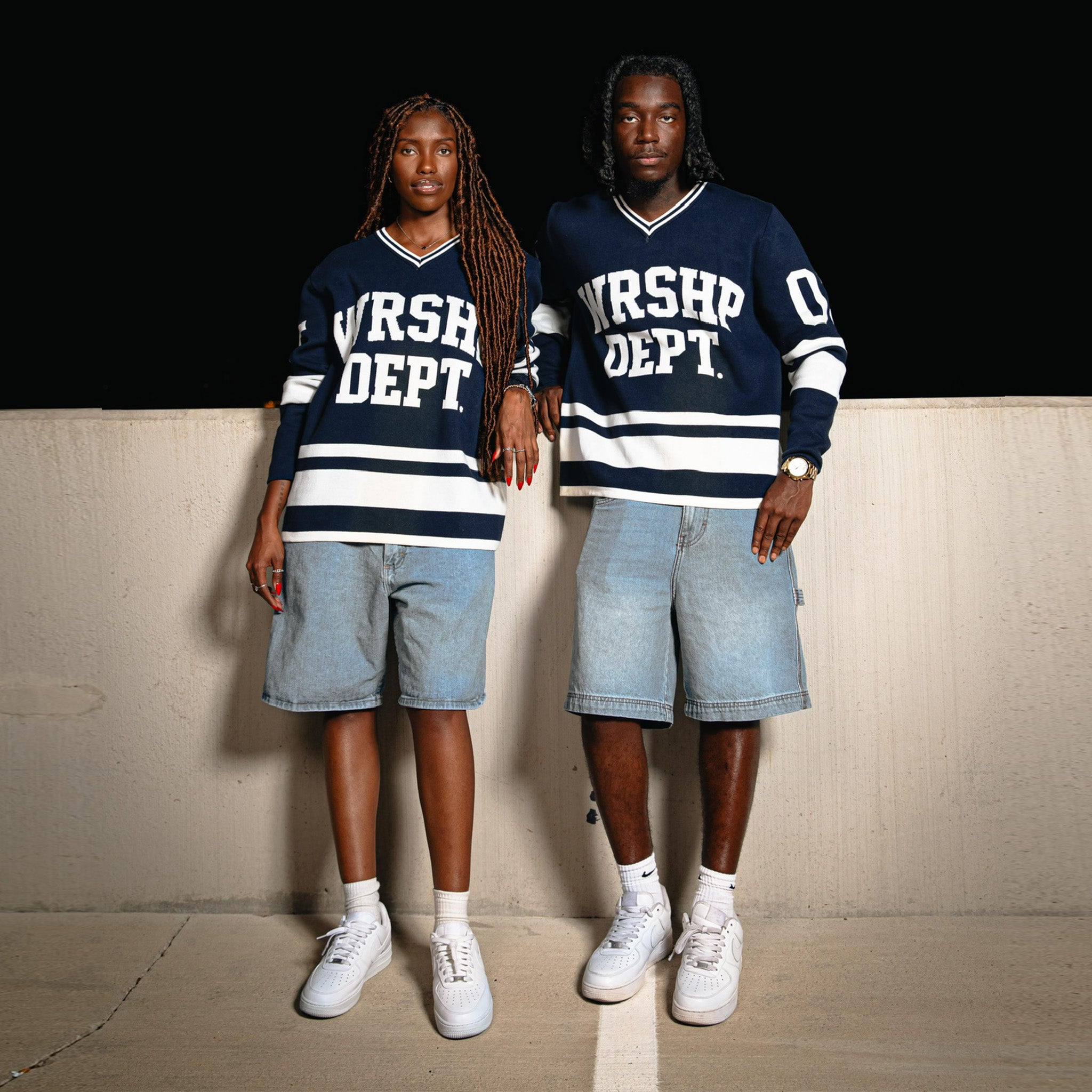 WRSHP Dept Hockey Knit- Navy