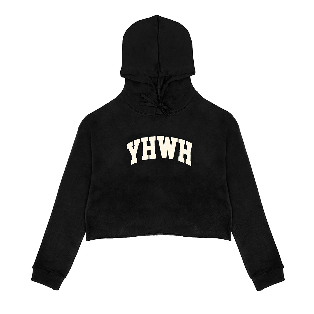 YHWH Cropped Hoodie