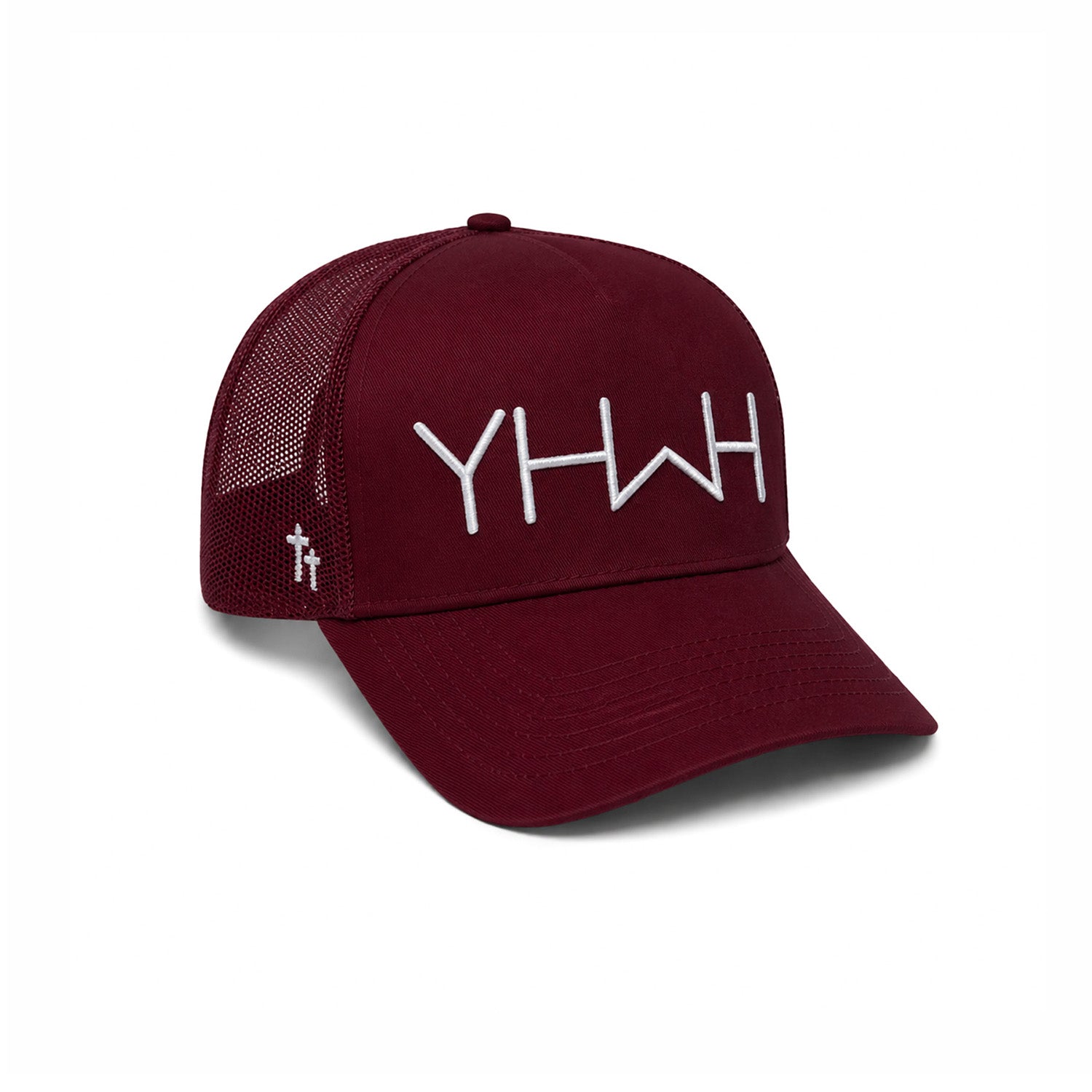 The YHWH Standard Trucker- Maroon