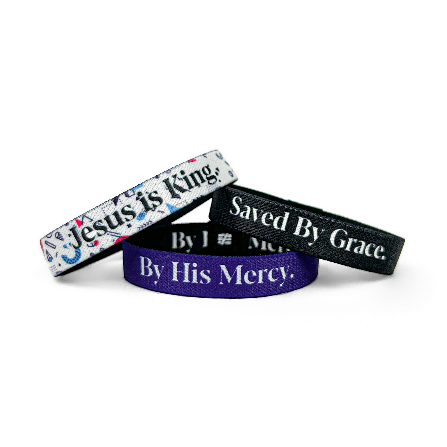 Reversible Faith Wristband 3-Pack