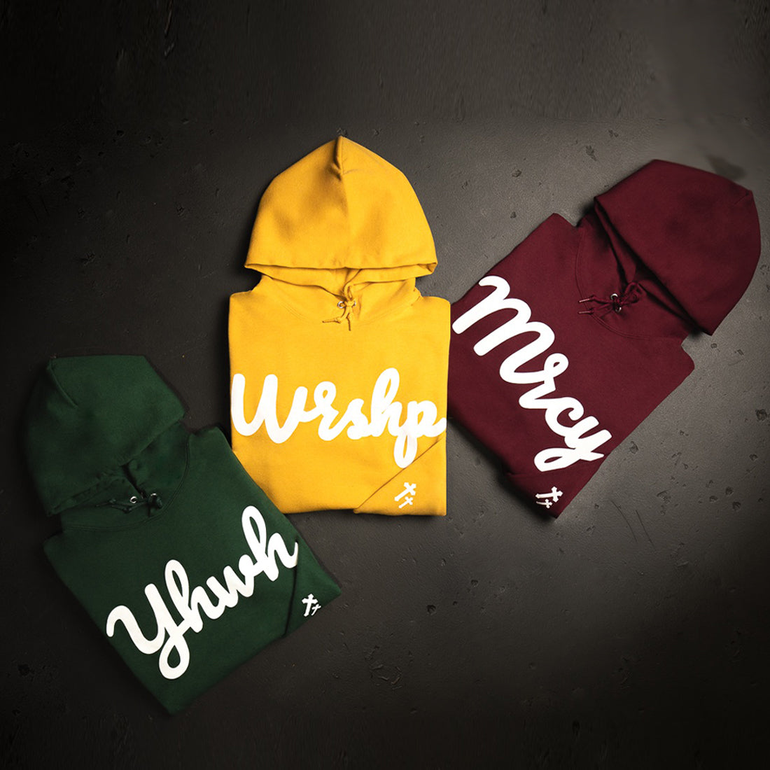 Luxury Cursive MRCY Hoodie  - Maroon