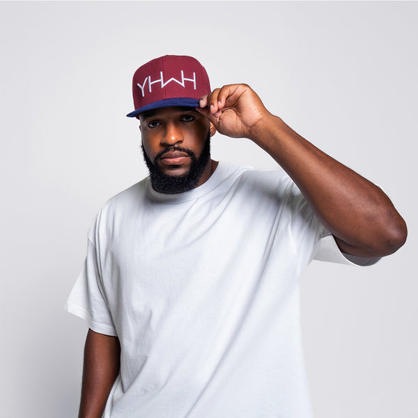 Cranberry Suede YHWH Snapback
