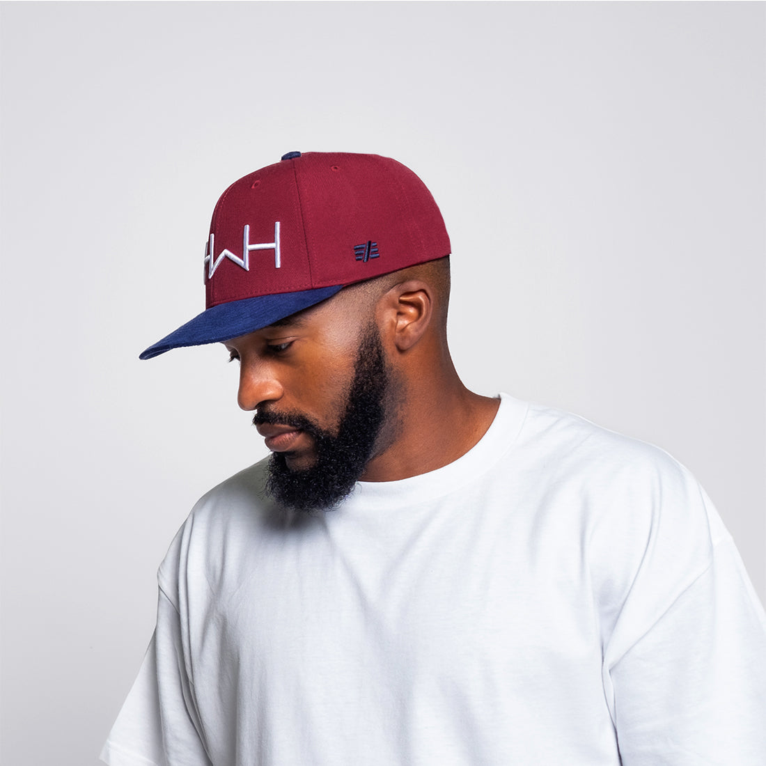 Cranberry Suede YHWH Snapback