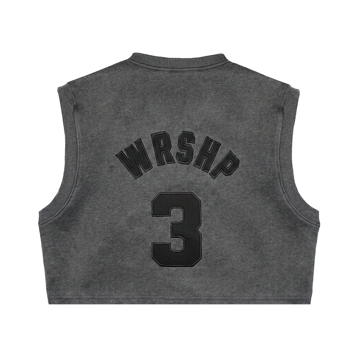 WRSHP Jesus Dual Layered Hoodie- Gray