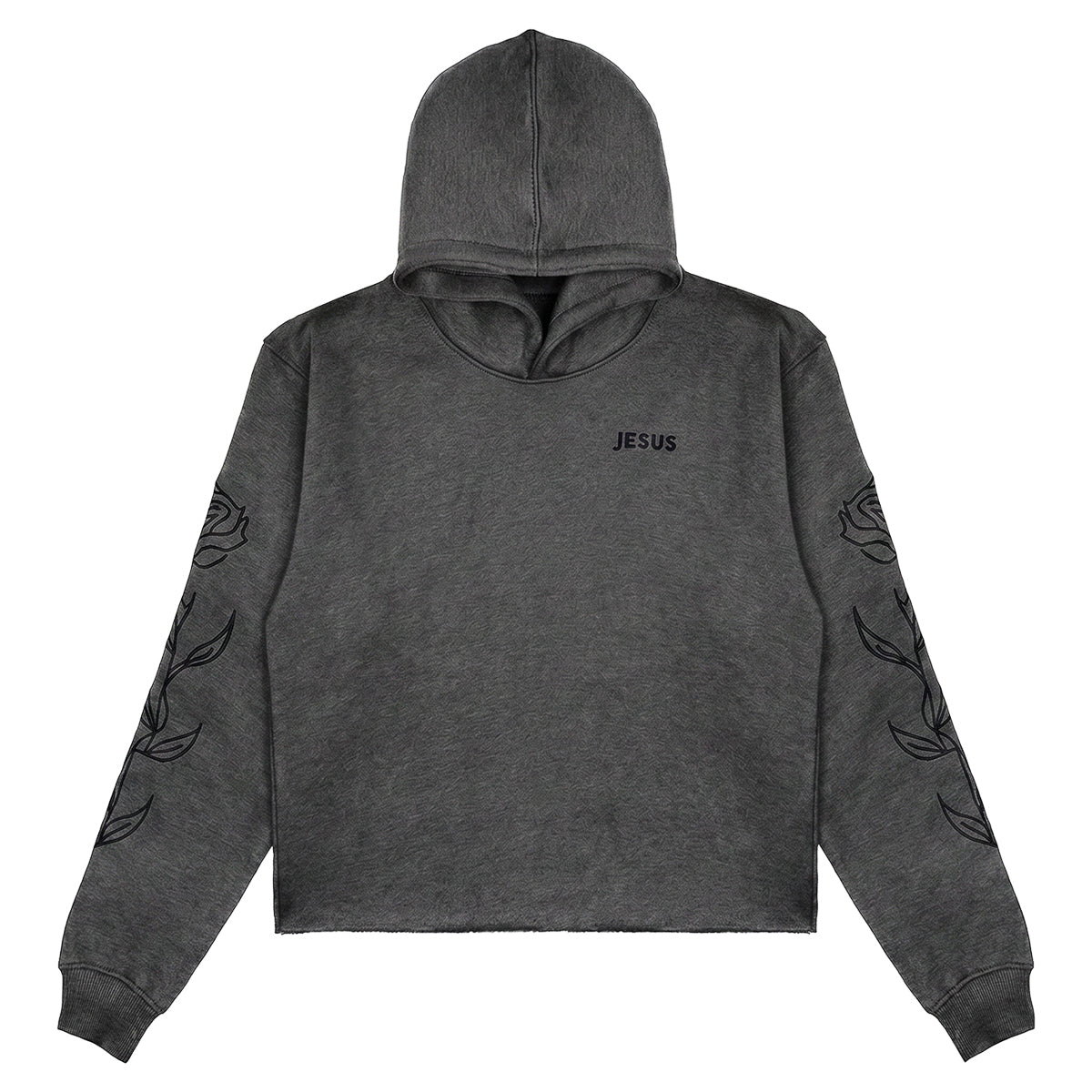 WRSHP Jesus Dual Layered Hoodie- Gray