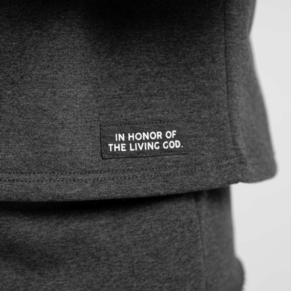 WRSHP Jesus Dual Layered Hoodie- Gray