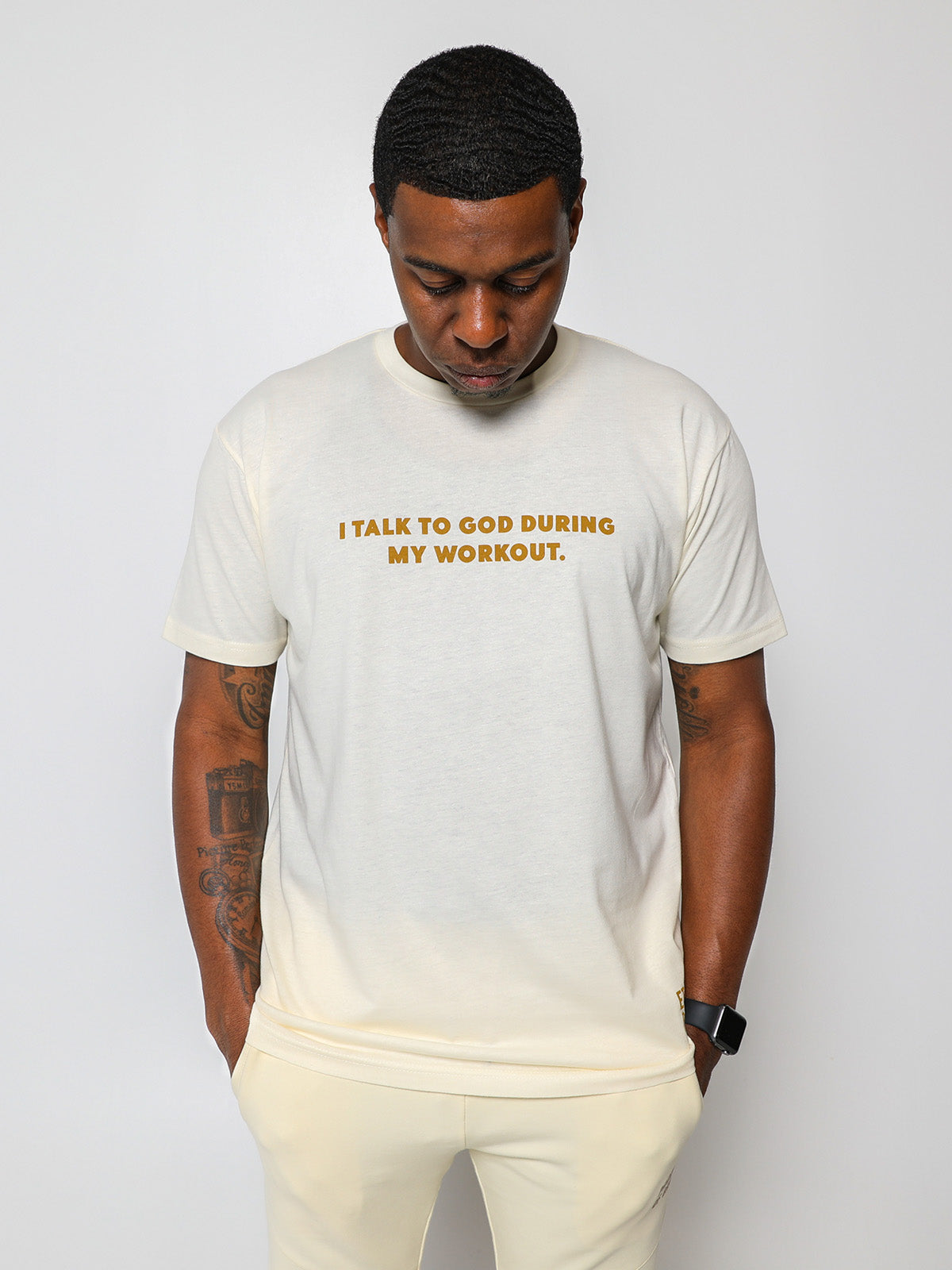 Sueded TechFit Tee - Ice Cream