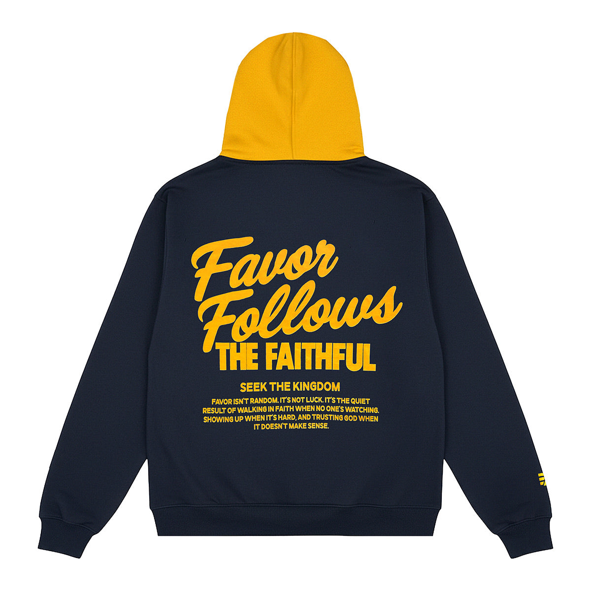 Favor Follows The Faithful -Navy