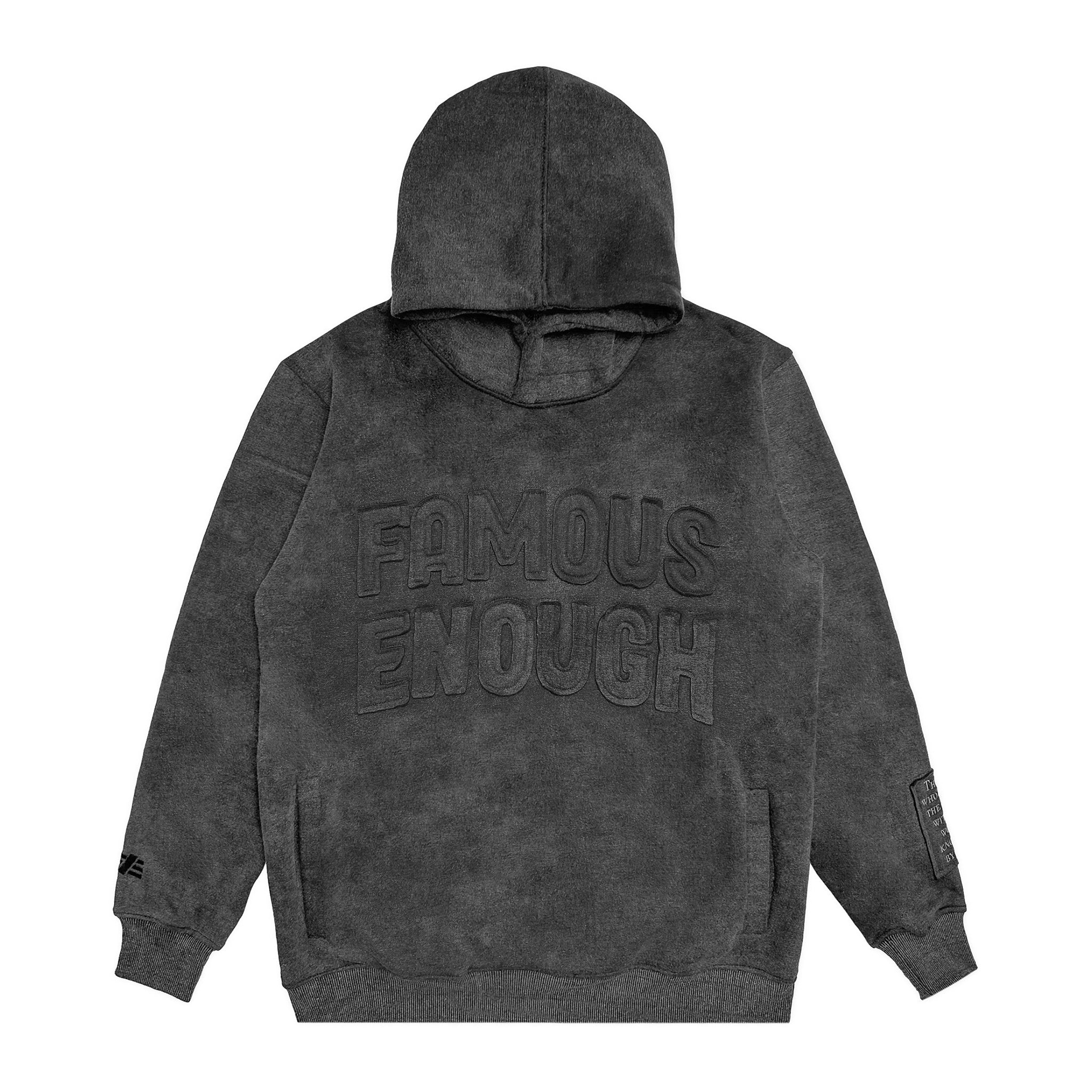 Famous Enough Acid Wash Hoodie