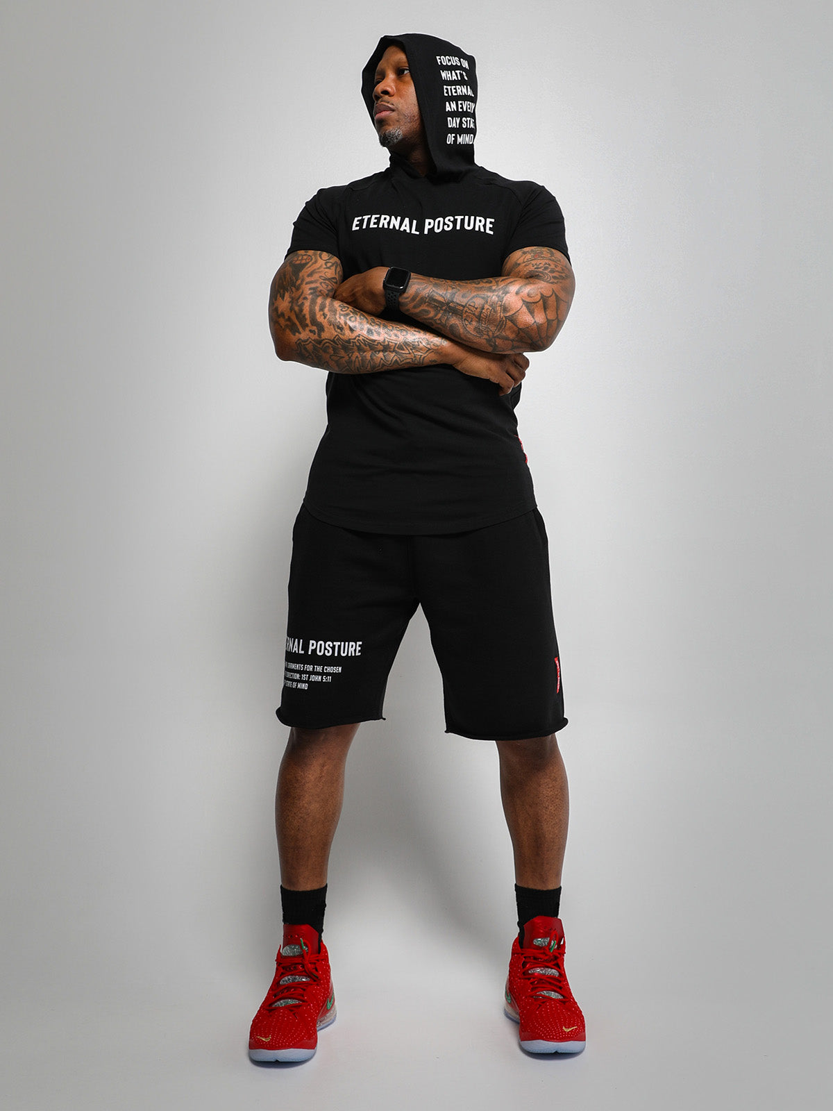 EP Performance Hoodie Tee - Men's Black