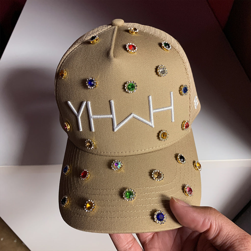 YHWH Custom Jeweled Trucker Hat