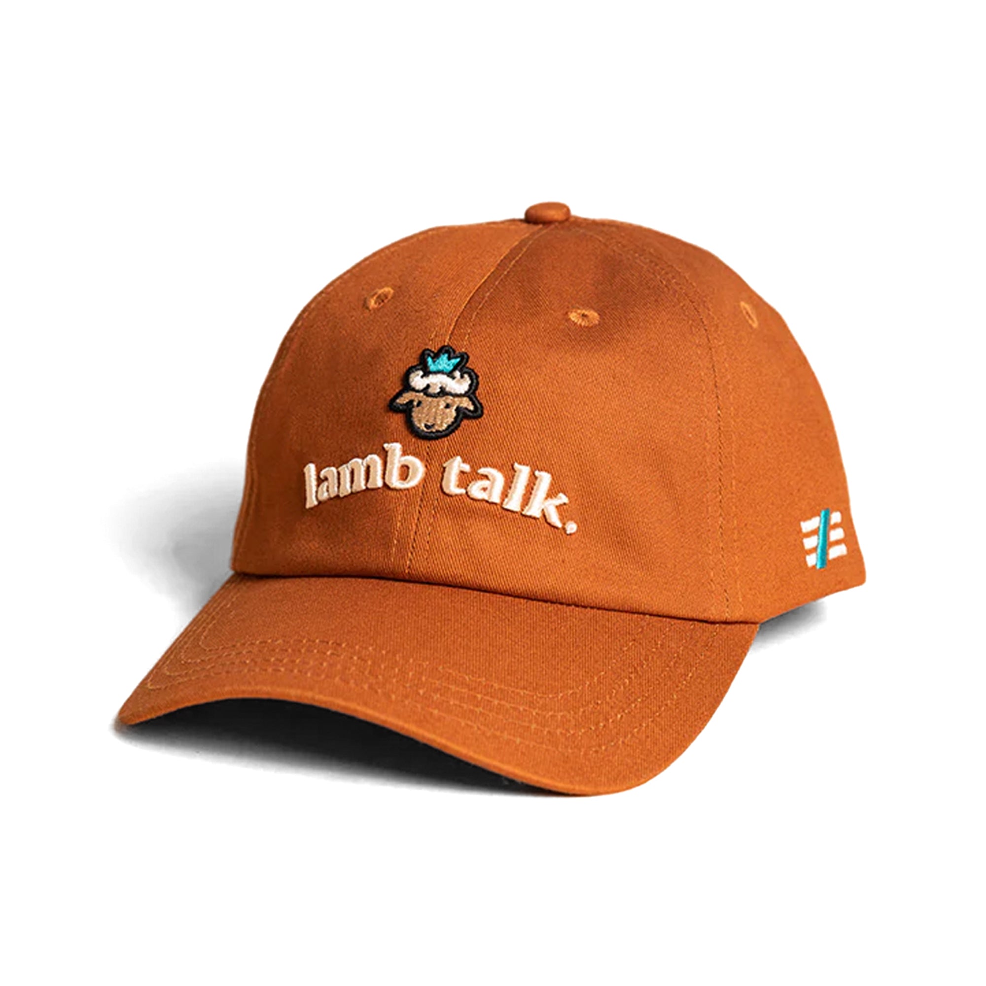 Lamb Head Ball Cap - Teal Crown