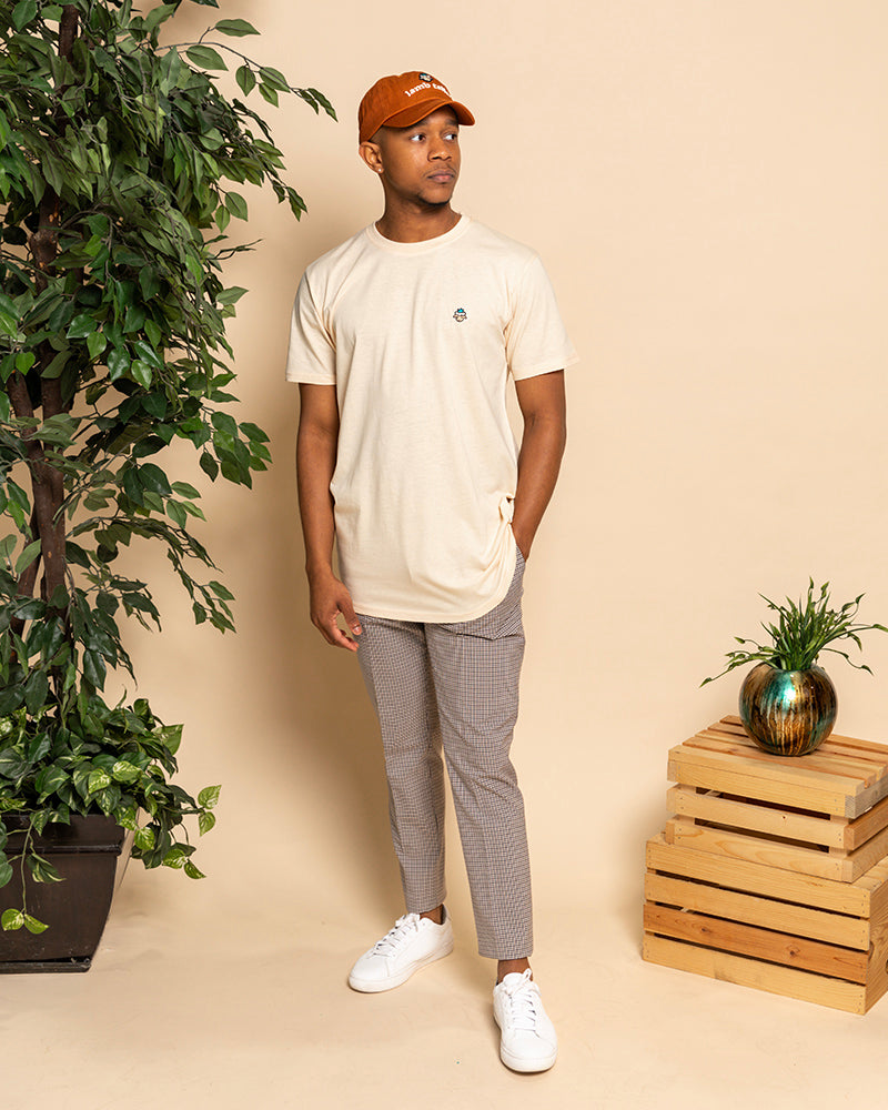 Lamb Talk Polo Round Hem Tee - Tannery