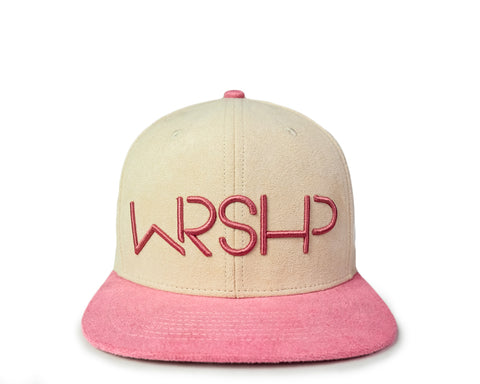 Suede WRSHP Snapback - Pink