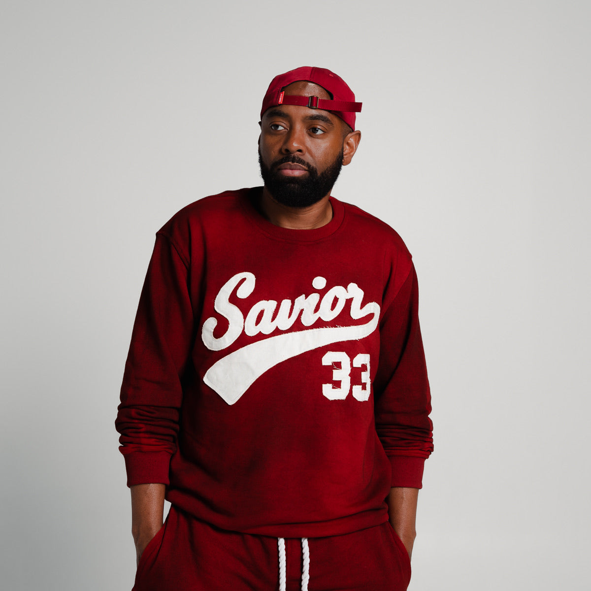 Vintage Savior Shorts- Red