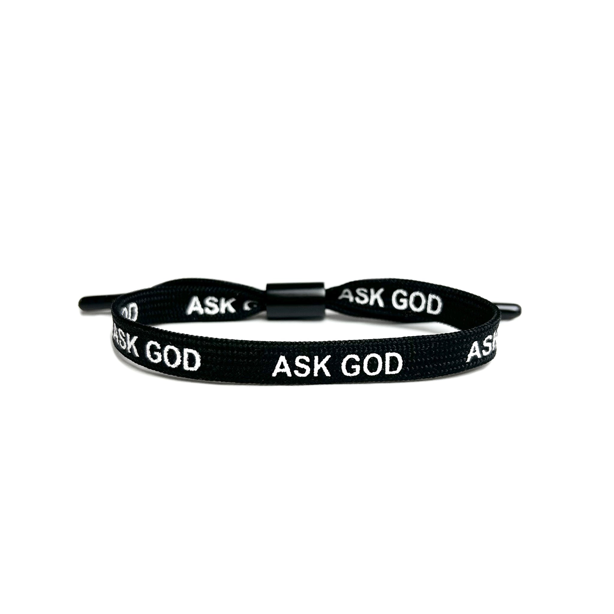 Ask God Shoelace Bracelet