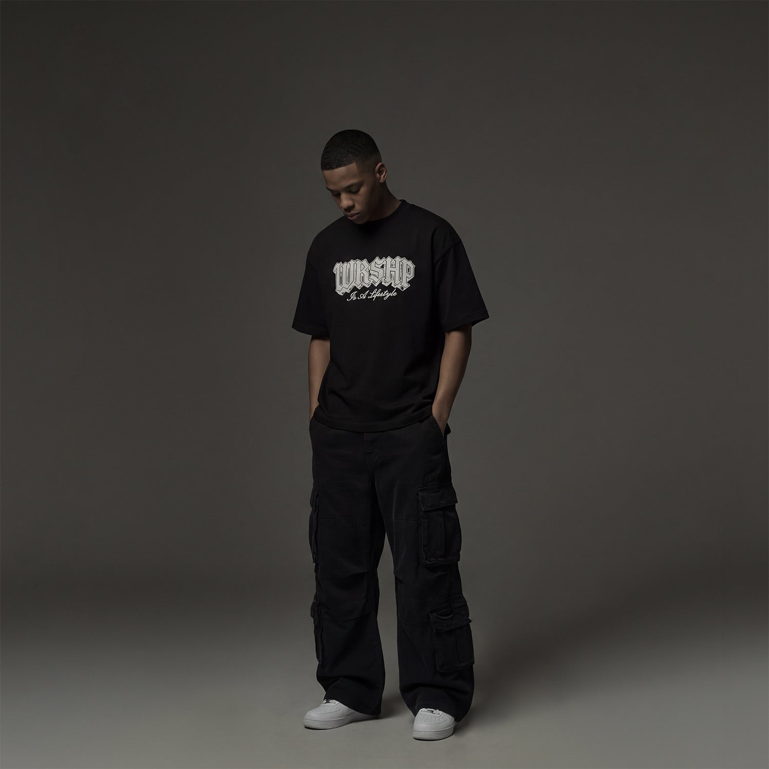 WRSHP Lifestyle Box Tee- Black