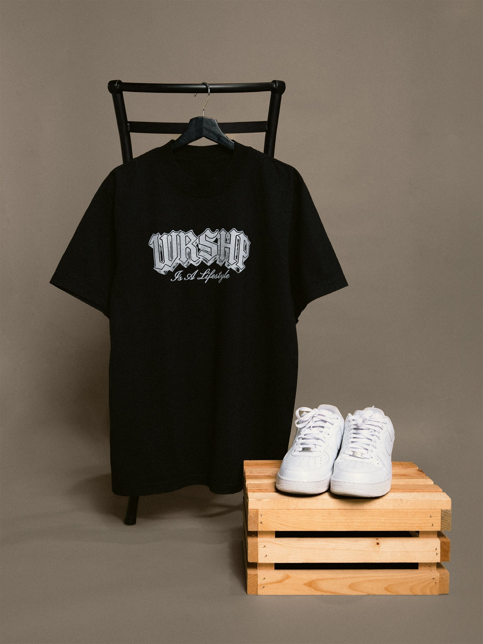 WRSHP Lifestyle Box Tee- Black