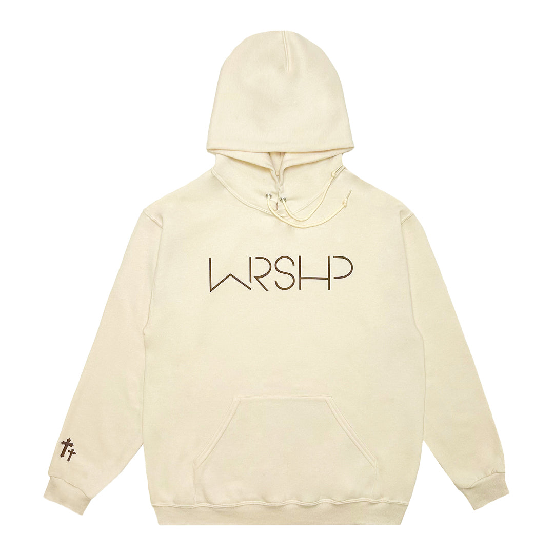 Luxury WRSHP Hoodie  - Cream