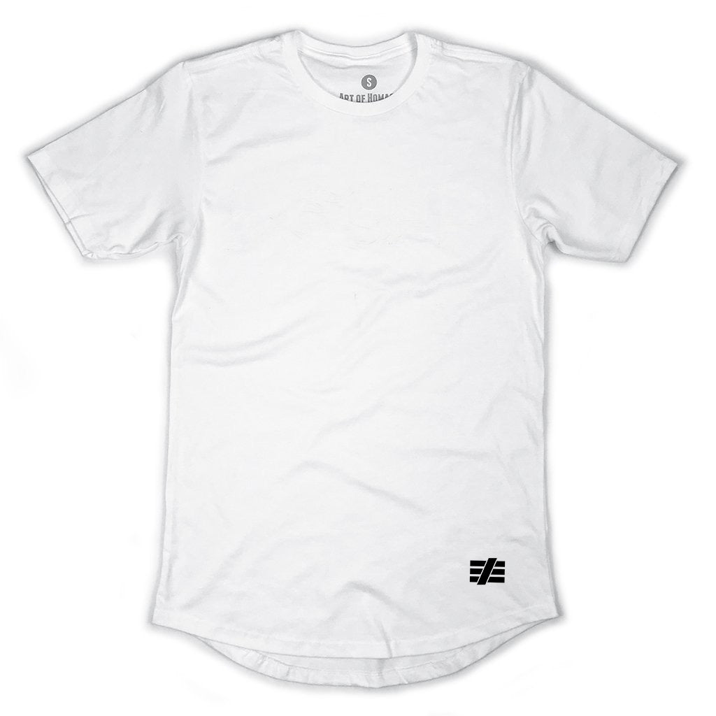 AOH Basic Swoop Tee (White)